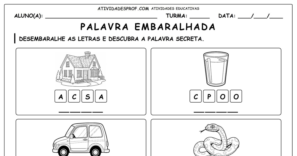 Palavra embaralhada