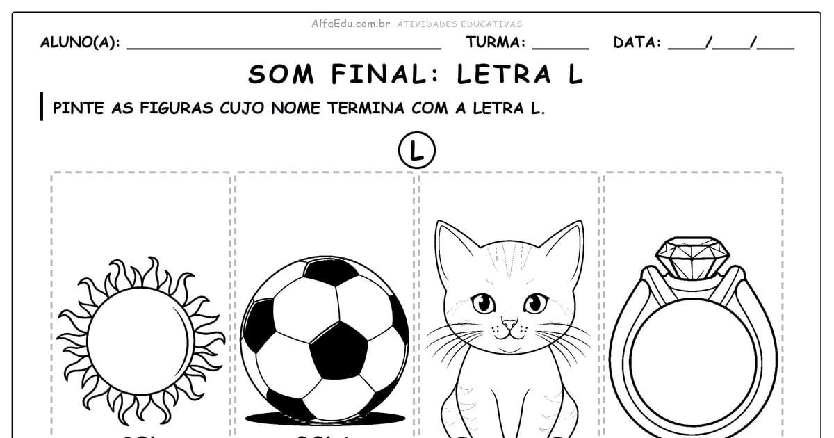 Som final: Letra L