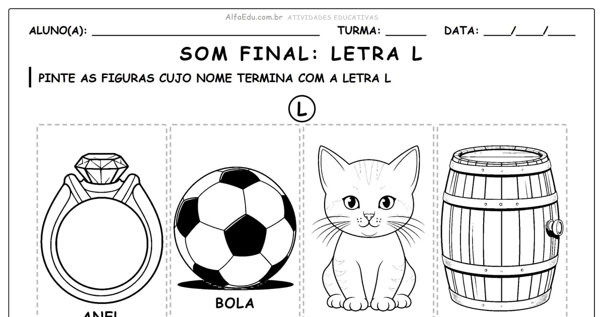 Som final: Letra L
