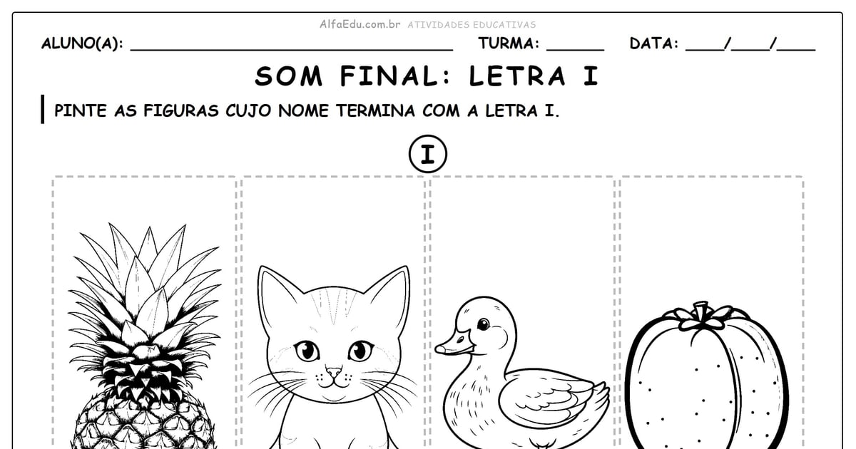 Som final: Letra I