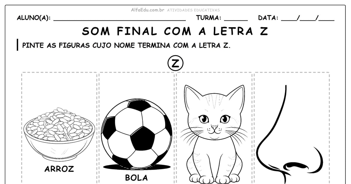 Som final: Letra Z