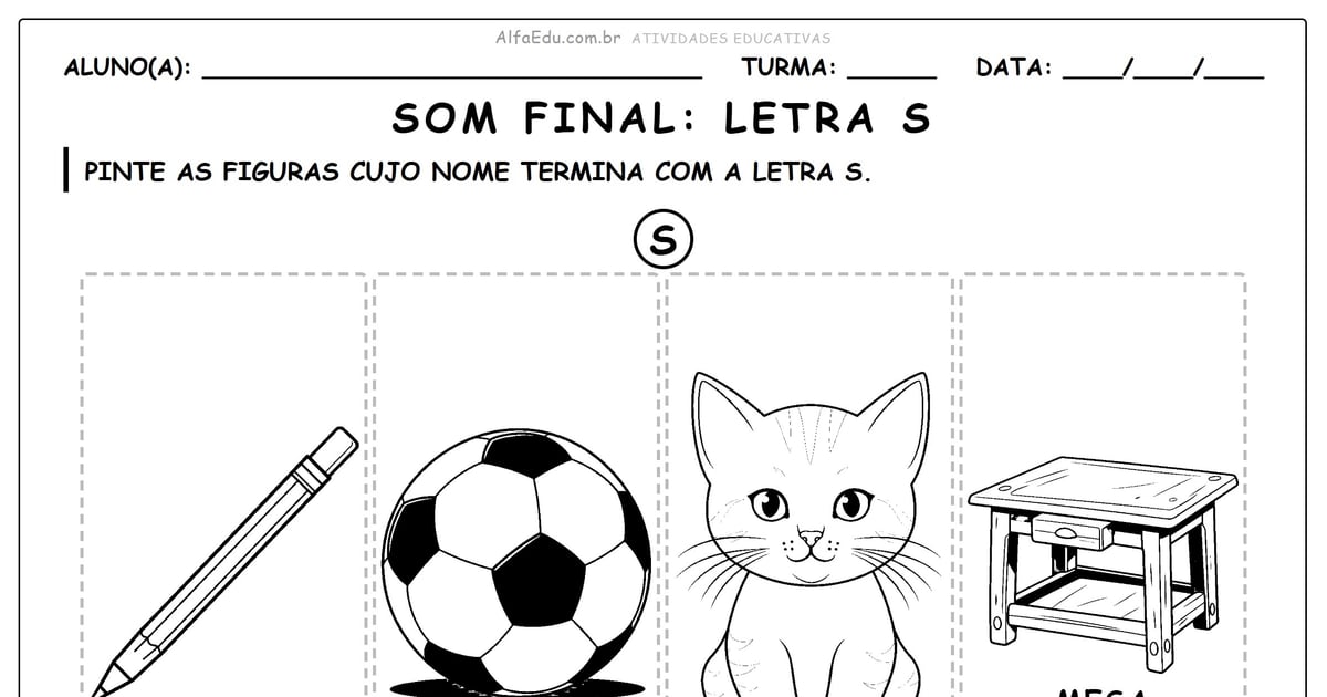 Som final: Letra S