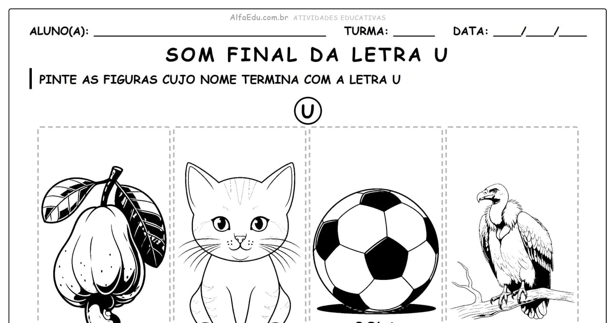 Som final da letra U